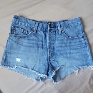 Levi's 501 Denim Blue Women's Shorts